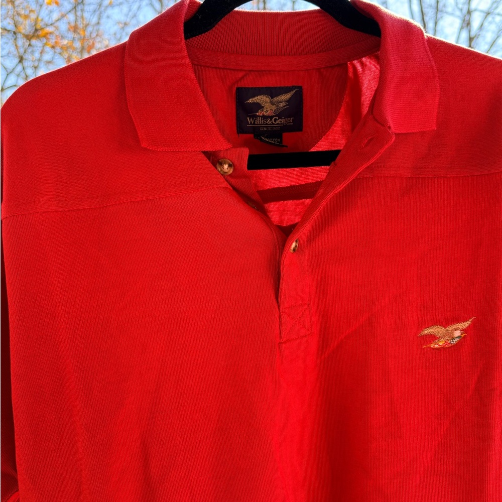 NWOTS Vibrant Red Polo Shirt with Embroidered Emblem - Picture 6 of 8